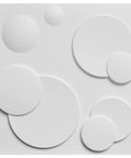 Bubble Texture 3D PVC Wall Panels 12 Pack For Interior Decor Covers 32 Square Feet 19.7 Inches By 19.7 Inches lightweight design