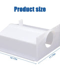 Ultra Durable Ice Maker Replacement Part WPW10670845 AP6023698 For Refrigerator Ice Bucket Compatible With Whirlpool Kenmore KitchenAid Amana No Brainer Install For Models 2196091 1115342 1115372 2152701, 14.17 x 11.73 x 6.5 in