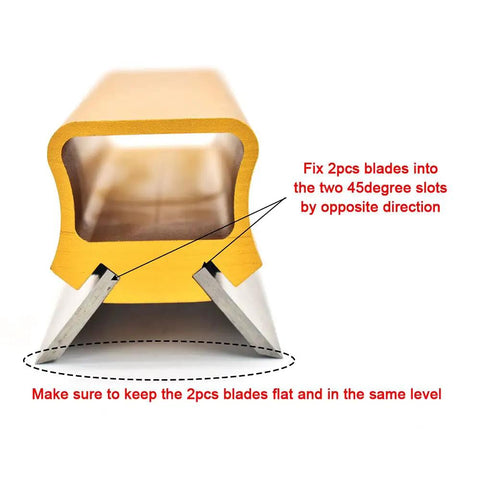 45-degree slots of 12 Inch Jointer Planer Blade Sharpener Jig For Woodworking Knives, Aluminum Pro Grade Sharpening Tool, 1 Pack