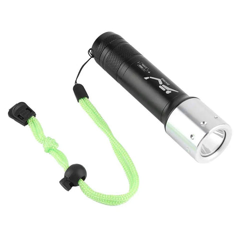 Beefy Underwater Dive Light Torch With 100m Waterproof Rating Aluminum Alloy Body 6000 Lumen T6 LED Three Modes Adjustable Beam