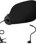 Privacy Desk Shade With Clip And Suction Cup To Block Light And Glare For Deep Focus 22.8 By 14.2 Inches Matte Black Portable Canopy