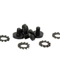 Dead Nuts Tight Hex Handle Slotted Head Screws And Locking Washers Kit For 92 96 98 Series Grips in matte black finish.