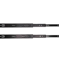 Full Extension 16 Inch Drawer Slides With Quiet Operation Heavy Duty Cabinet Rails Perfect For Dressers And Kitchen Cabinets Smooth Glide Durable Steel Hardware 2 Pack black steel slides