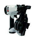 RN175C 15-Degree Pneumatic Coil Roofing Nailer For Quick Roofing Installations And Durable Construction Projects Air Powered Roofing Nail Gun With Coil-Fed Design And Lightweight Workhorse Performance showing side view