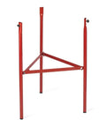 Reinforced Burner Tripod Stand For 30 Inch Paella Burners, sturdy design, easy to assemble with red metal legs, fits larger burners.