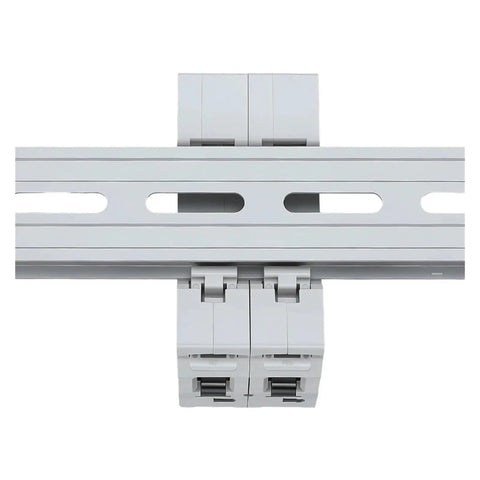Kickass Pro 2 Pole Dc Mini Circuit Breaker 1000V Solar Pv Panel Shield 3A To 63A Heavy Duty Din Rail Mount from above