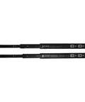 Heavy Duty Drawer Slide Set, 3-Section Black, 100 Lb Load Capacity, 16 Inch, smooth glide metal hardware