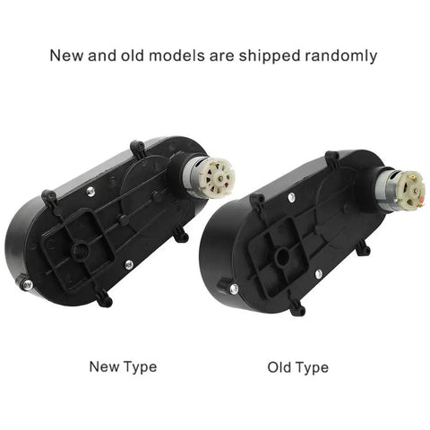 New and old models of 12V Kids Electric Car Steering Gear Box Replacement 5000RPM High Torque Gearbox Motor