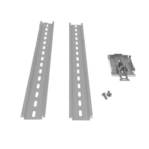 350mm DIN Rails With SSR Mounting Panel Enclosure For 3D Printer Frame Components, Integrated SSR Mount For Easy Component Securing And Cable Management, Rigid Stand For A Stable Printer Build, metal parts, screws