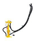 Heavy Duty Fuel Conveyor Module With Integrated Level Sensor For BMW X5 E70 XDrive 30d, yellow plastic construction with hoses.