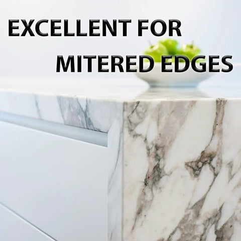 RocketGel 25 Minute Pro Epoxy Countertop Repair Kit For Granite, Tile And Quartz, ideal for mitered edge repairs on countertops