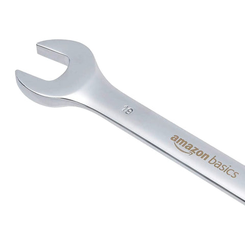Flexible Gear Ratcheting Wrench Set 10 Piece With 72 Tooth Ratchet And Only A 5 Degree Swing For Tight Spaces Ideal For Auto Repairs