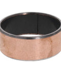 Industrial Workhorse Sleeve Bearing With 45mm Bore And 50mm Outer Diameter 20mm Length Premium Oilless Bushing showing copper carbon bronze material.