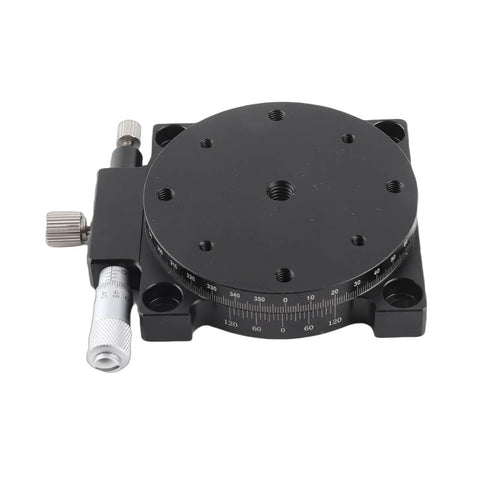 Manual Displacement Platform With Micrometer Fine Tuning And Cross Roller Guides 360 Degree Rotary Linear Stage Aluminum Sliding Table