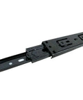 Full Extension Ball Bearing Drawer Slides 37mm Side Mount With Soft Close Zinc Plated Dark Gray Kitchen Cabinet Hardware