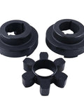HRC180F 2517 Coupling Kit With Hub And Insert Element for Taper Lock Flexible Jaw Coupling, close-up view