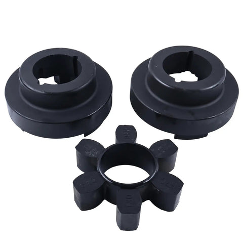 HRC180F 2517 Coupling Kit With Hub And Insert Element for Taper Lock Flexible Jaw Coupling, close-up view