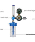 Pro Grade Oxygen Pressure Regulator With 0 To 100 MPa Air Flow Control Aluminum Alloy Body Durable Gas Reducer Gauge Meter