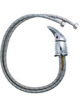 UPC Certified Salon Shampoo Bowl Faucet With Sprayer And Vacuum Breaker Pro Grade Chrome Finish Hot And Cold Water Control