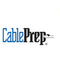 CablePrep brand logo for Drop Stripping Tool For RG6 RG59 Coax Cable Auto Calibrated 0.25 By 0.25 Inch Prep.