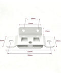 Beefed-Up 20 Pack Quick Fitting Furniture Joint Brackets For Wood Cabinets Chairs And Tables Heavy Duty Right Angle L Braces