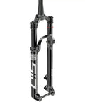 Gloss black Ultimate Race Day 2 Suspension Fork for 29 inch MTB, 120mm travel, 15x110 Boost, 44mm offset, 3P remote, DebonAir Plus.