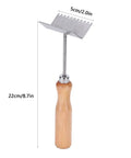 Bee Extractor Shovel For Beehives With Wood Handle Queen Bee Excluder Cleaner Frame Scraper Tool For Beekeeping Durable, 22cm size