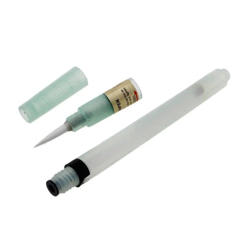 Bon-102 Flux Paste Solder Pen With Soft Brush Tip, Transparent Sheath, and Anti Evaporation Formula for PCB Work, Refillable Design