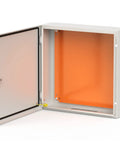 Open view of NEMA 20 X 20 X 6 Inch Steel Electrical Box Weatherproof IP66 Outdoor Indoor Enclosure With Mounting Plate CE Certified