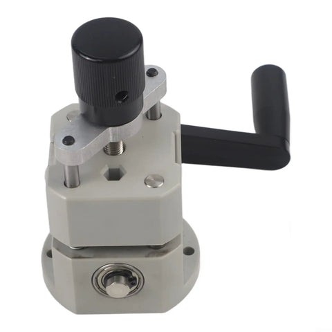 Awesome Plastic Hand Crank Manual Wire Stripper For Copper And Aluminum Cables with adjustable knob and handle.