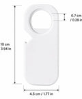 3 In 1 Magnetic Bottle Opener And Can Opener White Stainless Steel Manual Kitchen Tool dimensions displayed