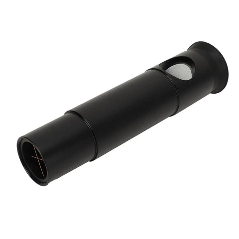 1.25 Inch Collimating Cheshire Eyepiece With 45 Degree Plate For Newtonian Telescopes Aluminum Reflector Eyepiece in black