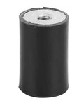 Bobbin Isolator Rubber Vibration Absorber Mounts 4 Pack M6 For Automotive Heavy Machinery And Fitness Equipment DD20x30, black rubber mount