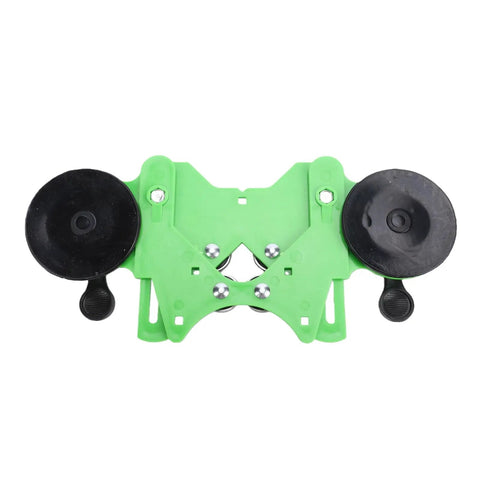 Pro 16 Piece Hole Saw Kit With Double Suction Cups For Ceramic Tile, Glass Marble And Granite Wet Dry Drilling Tool To Chip-Free Precision Cuts green guide with dual suction cups