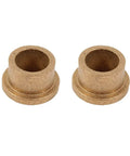 Upper Flanged Deck Arm Bronze Bushing Fit For Rotary Bad Boy Zero Turn Mower, two bronze bushings, 1/2 inch ID, 11/16 inch OD.