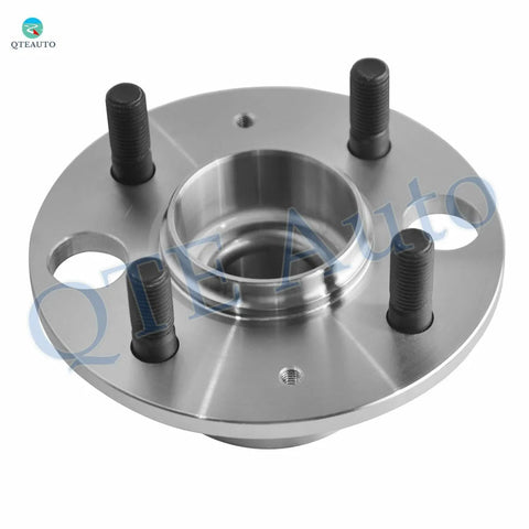 Pair Of Rear Wheel Hub Bearing Assemblies Replacement For Honda Civic 1992 1993 1994 1995 1999 2000 L4 Non ABS Rear Disc Brakes Drop In Ready To Install High Quality Aftermarket Replacement, shown from the top angle with bolt visible.
