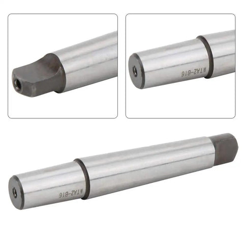 FtVogue 45# Steel Drill Chuck Arbor With MTA2 B16 MT Taper Shank And B16 Taper Hole, Hrc55 hardened connecting rod close-up