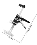 2Pack Ergonomic Arm Lifting Tool Hand Jack For Furniture Tile And Appliance Elevation Adjustable Height Lifter with steel build and clear markings.