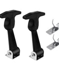 Stainless Steel Rubber T Handle Draw Latches 2 Pack for tool boxes, cabinets, and equipment with heavy duty grip and easy install.