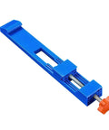Rock Solid Adjustable Router Base Guide With Portable Saw Rail Track System To Nail Every Woodworking Cut Featuring Slick Multi Angle Lock Jig, blue clamp tool.