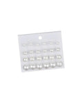 Hypoallergenic Pearl Stud Earrings Set For Women, 12 Pairs With 4 Size Options, Stainless Steel Lightweight Imitation Pearl Studs, Comfortable Daily Wear For Sensitive Skin, Simple Elegant Round Pearl Jewelry For Everyday Chic, 12-pair card