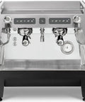 Front view of Bar T 2GR Compact Volumetric 120V Espresso Machine For Busy Shops Hotels And Restaurants With Pro Grade 4 Programmable Dosing