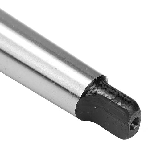 Close-up of Tough As Nails MT2 To JT3 Arbor Adapter Self Tightening Drill Chuck Heavy Duty Manganese Steel for drill presses.