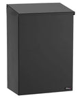 Allux 100 Wall Or Post Mount Top Load Mailbox In Black With Galvanized Steel Construction And Built Tough Powder Coat Finish