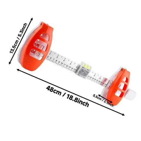 Premium 3 In 1 Picture Hanging Tool With Bubble Level Dual Plastic Rulers And Sharp Metal Push Nails For Effortless Wall Art Display Secure Frame Mounting And Never Guessing Measurements Again Like A Champ