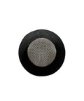 Inlet Screen Filter With Gasket For Gas Powered Pressure Washer Pumps Silver Replacement Part, close-up of mesh and gasket