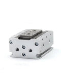 Heavy Duty Thin Finger Air Cylinder Actuator Built Like A Tank For Tight Bay Installations Delivers Dead Reliable Stroke Action And Quick Swap Mounting For Any Rig Or Assembly Line, compact aluminum construction.