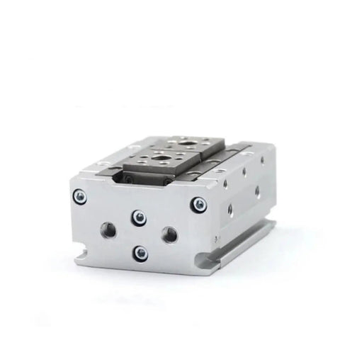 Heavy Duty Thin Finger Air Cylinder Actuator Built Like A Tank For Tight Bay Installations Delivers Dead Reliable Stroke Action And Quick Swap Mounting For Any Rig Or Assembly Line, compact aluminum construction.