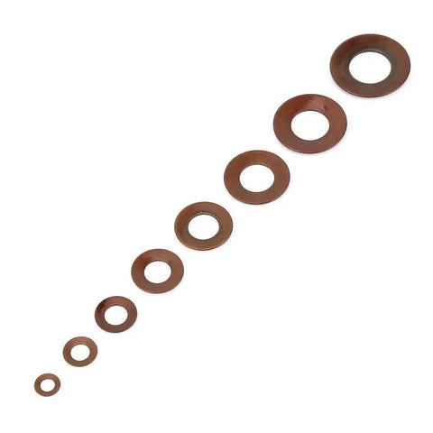 Heavy Duty Belleville Disc Spring Washer With Variable Stiffness For Clutches And Valves, Compact Shock Absorber For Precision Applications In Automotive And Industrial Gear, Built Tough For High Load In Small Spaces, assorted sizes