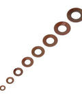 Beefy Belleville Compression Disc Washer With Variable Stiffness For Clutches Safety Valves And Precision Machinery A Compact Shock Absorber With High Load Capacity For Industrial And Automotive Systems, brown washers in assorted sizes